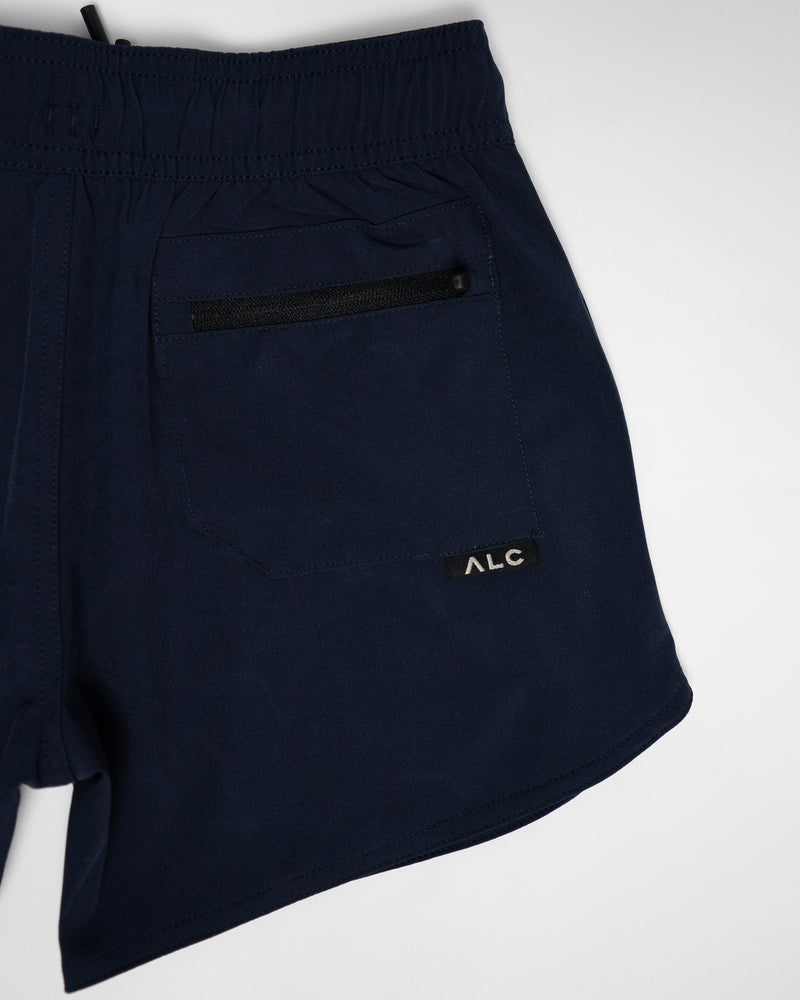 Boy's PE Tech Short - Navy