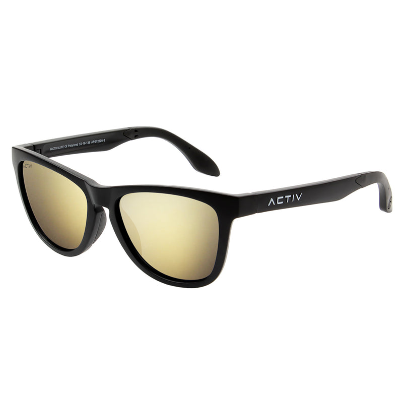 ACTIV One - Matte Black with Gold Lens