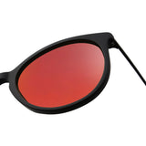 T2B Matte Black with Red Mirror Lens