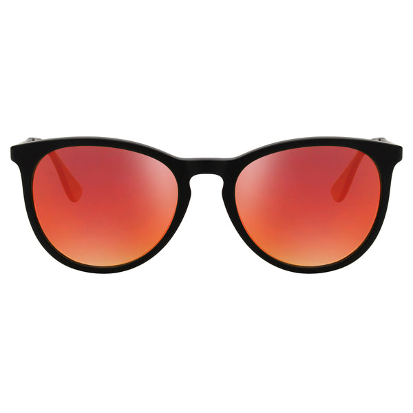 T2B Matte Black with Red Mirror Lens