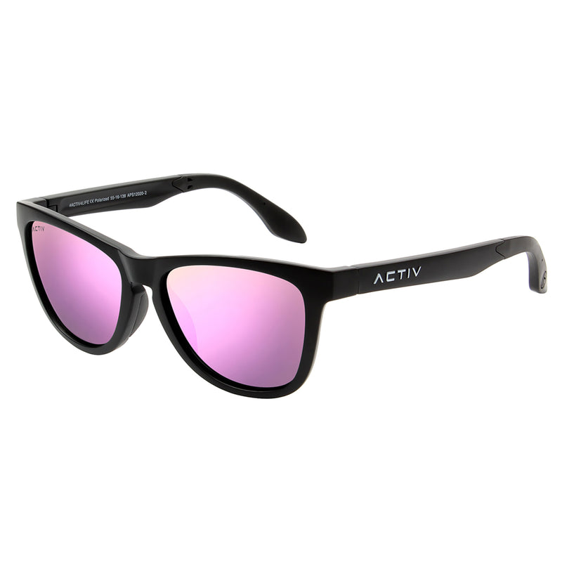 ACTIV One - Matte Black with Pink Lens