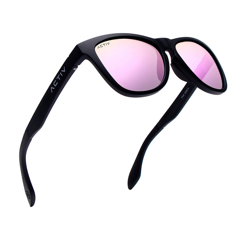 ACTIV One - Matte Black with Pink Lens