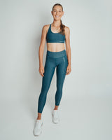 Women's Performance Tight - 7/8 High Rise - Reef Teal